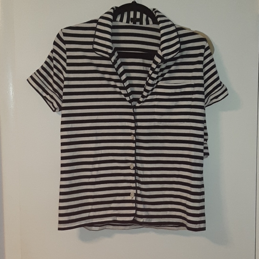 J Crew short-sleeve PJ short set
